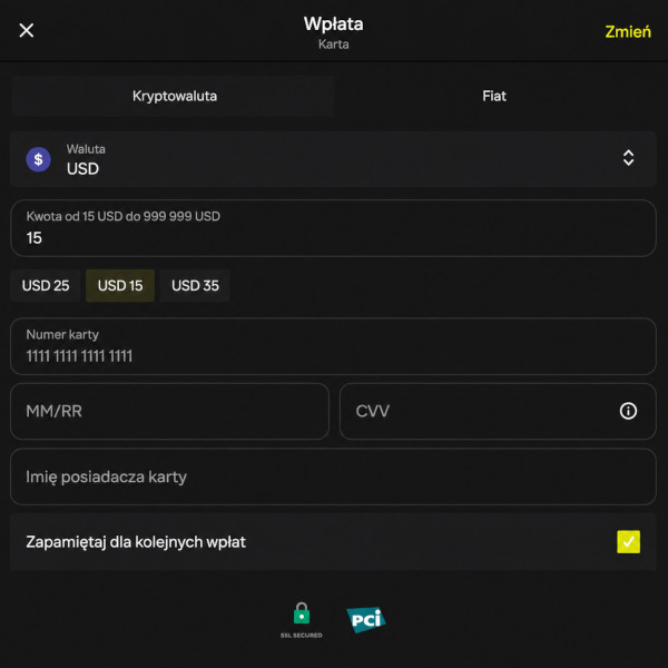 Menju wpłat Parimatch z bankowskoj kartoj Menju wpłat Parimatch z bankowskoj kartoj
