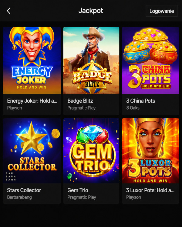 Parimatch Jackpot Games