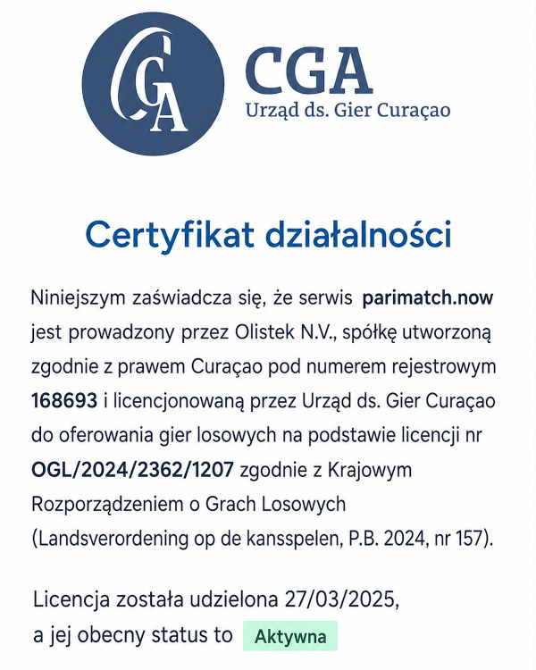 Kasyno online nadjożnost garantirujuszczij licencja imeet sertifikaty